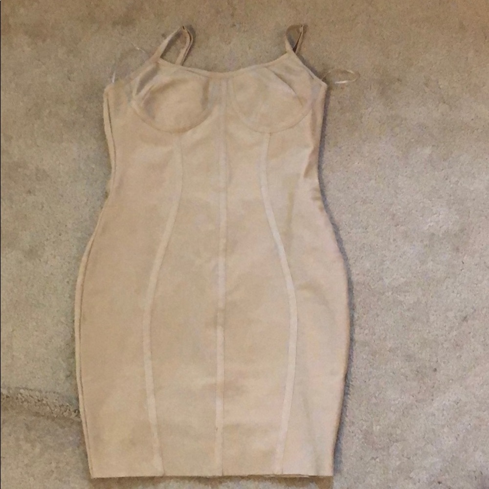 Nude Bodycon Dress